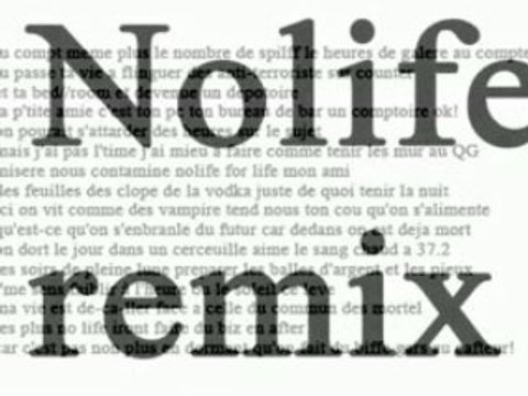 orelsan Nolife remix Sao ( hors concour ) juste un ti delire
