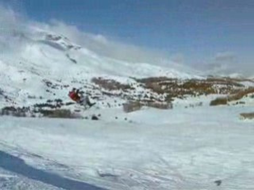 SNOWKITE au Col de festre