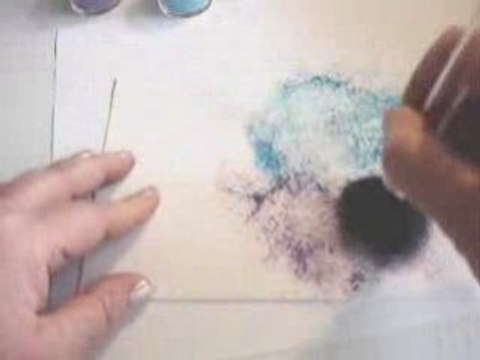 Rubber Stamping with Pearl Ex