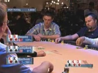 Poker EPT 2 Copenhagen Joe Hachem vs Morten Jensen