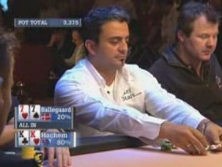 Poker EPT 2 Copenhagen Joe Hachem vs Ballegaard