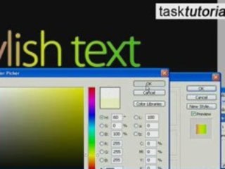 Create a stylish text in photoshop - Tutorial