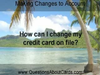 FAQ - Making Changes