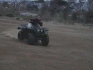 Travers en Quad sur la plage
