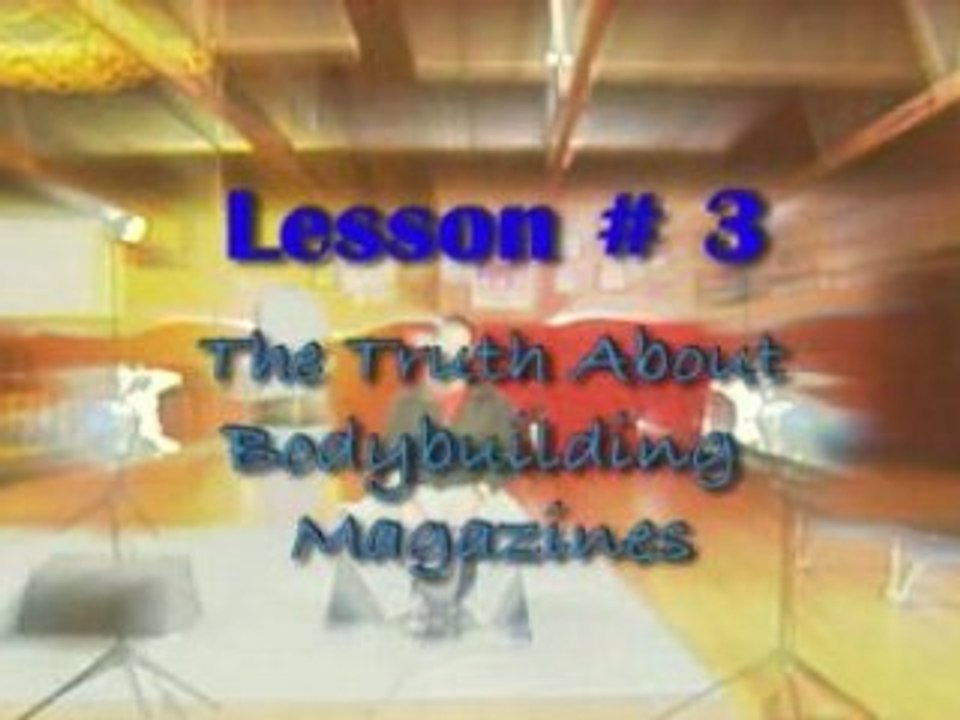 Sad Facts About Body Building Supplements