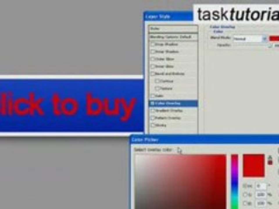 Create a web button in photoshop - Tutorial