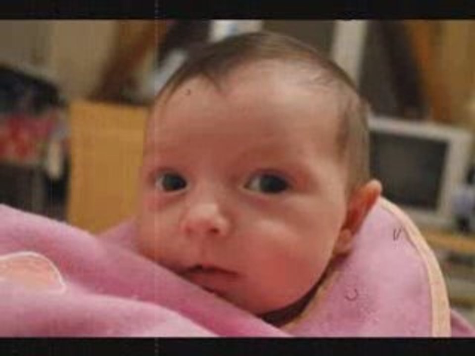 Arwen video faite par tata Michelle