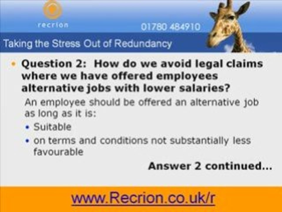 Employers Redundancy Procedure - Get Free Video Now!