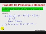 Matematica: Esercizi Prodotto Monomio per Polinomio