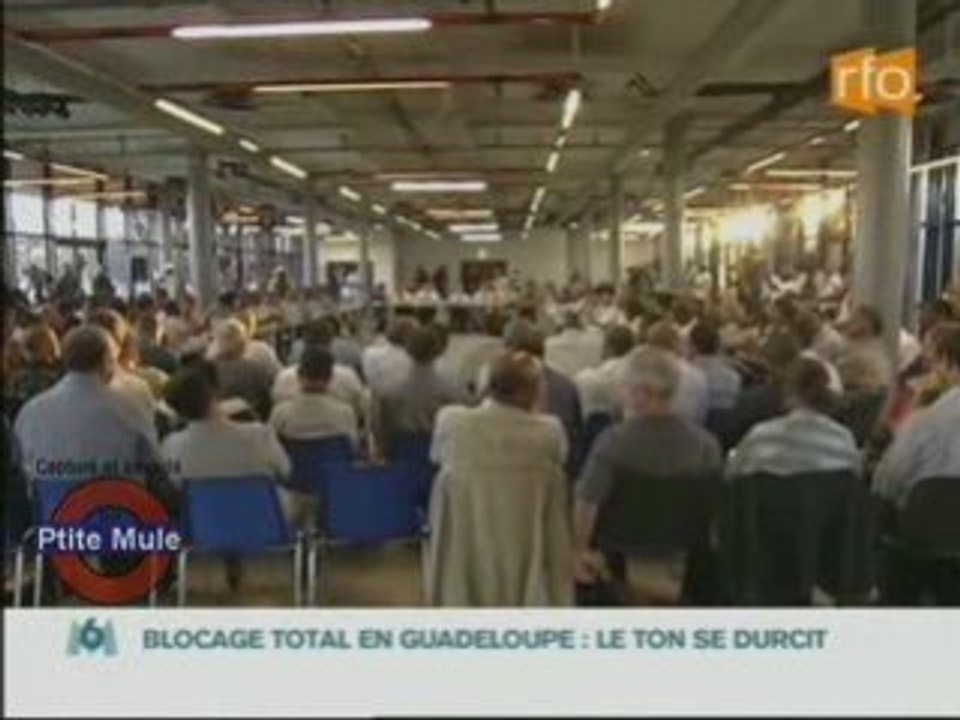 Blocage total en Guadeloupe