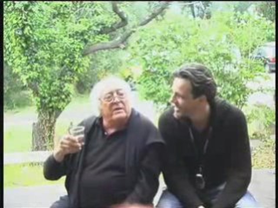 Georges Lautner sur le tournage du film de Frédéric Cerulli