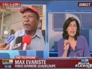 Max Evariste FO justifie les émeutes en Guadeloupe news