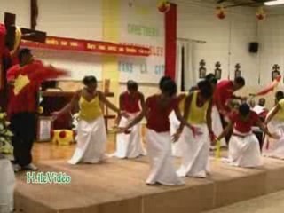 Une chorégraphie spirituelle dans la soirée  de louange