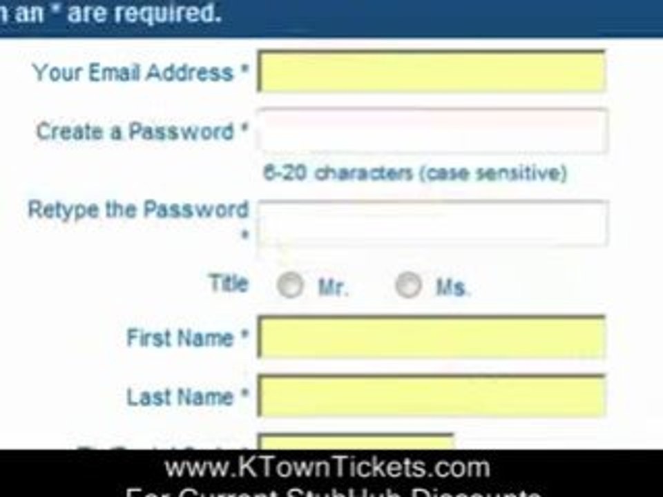 How to Register on StubHub