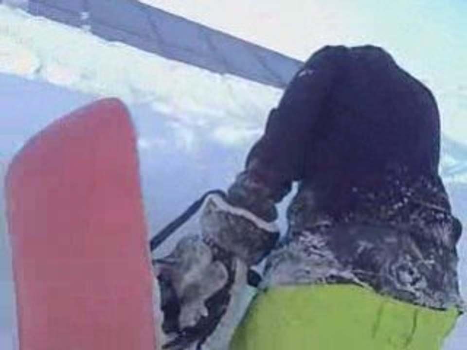 Gus et le grand saut de la mort au Grand Bornand.