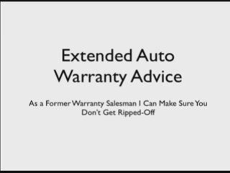 Used Car Warranties
