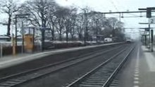 Gloed nieuw SLT treinstel van de NS,Eerste rit