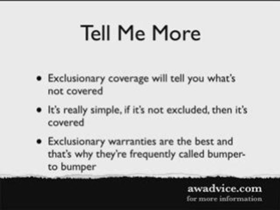 Automotive Extended Warranty