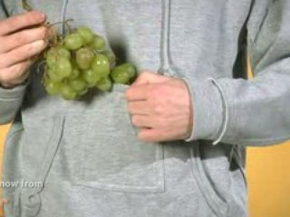Beer Pouch Sweatshirt with Hood