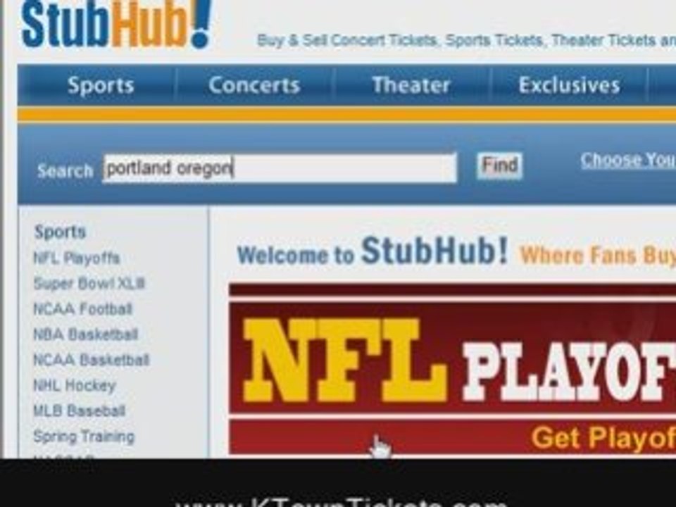 Best Way to Find StubHub Events