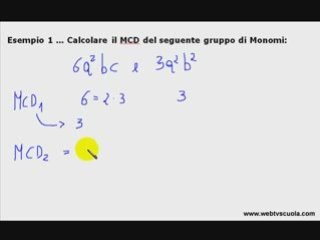 Matematica: Esercizi Massimo Comun Divisore