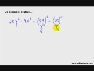 Matematica: Esercizi Differenza di due Quadrati