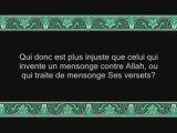 Sourate 6 Al-An'am ( LES BESTIAUX ) Versets 1 à 36