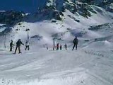 Moi au ski petit saut snowpark