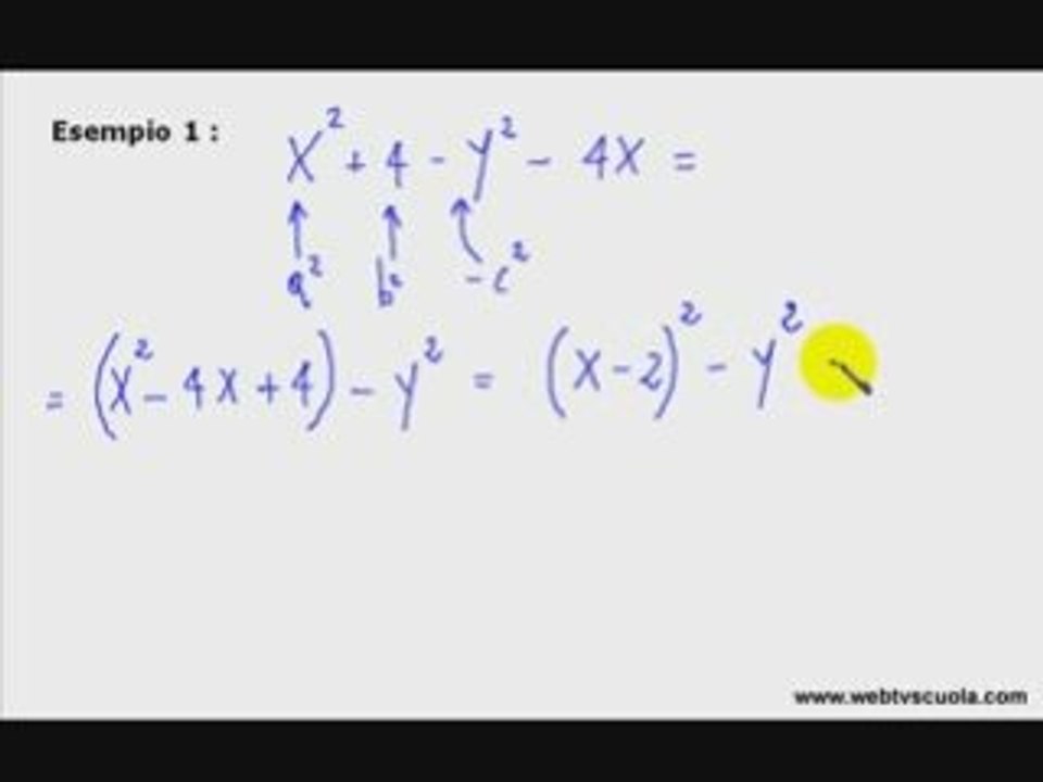 Matematica: Esercizi Differenza Quadrato Binomio e Monomio