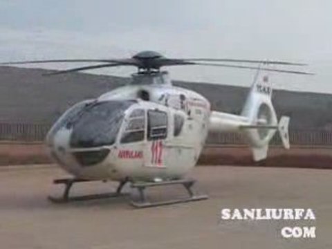 Helikopter ambulans sanliurfa.com