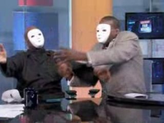 NBA GP and C. Webb challeng Shaq to a Jabbawockeez dance off