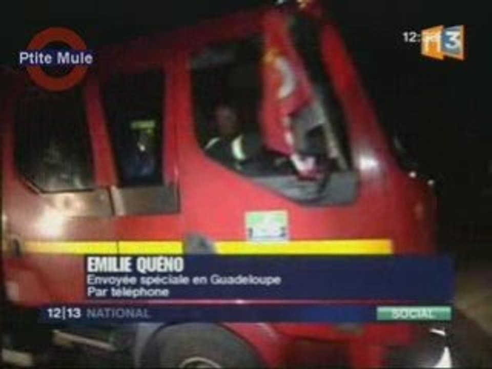 Les journalistes assiègés en Guadeloupe
