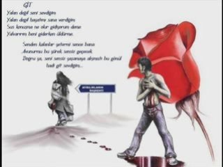 seni içimden terk ediyorum