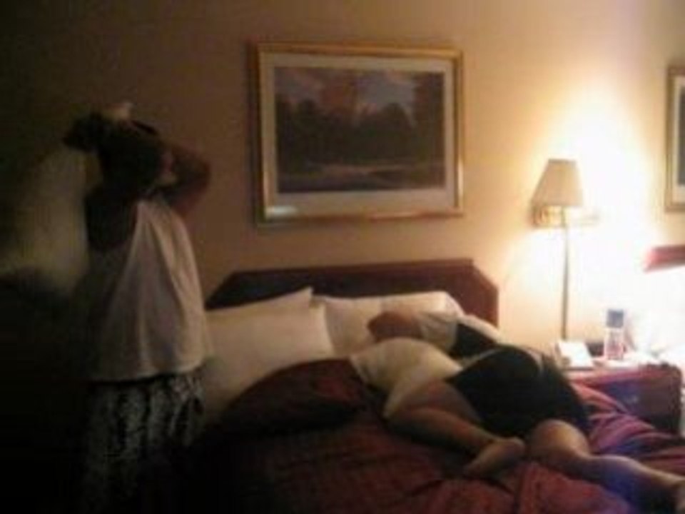 NYC Hotel Pillow Fight