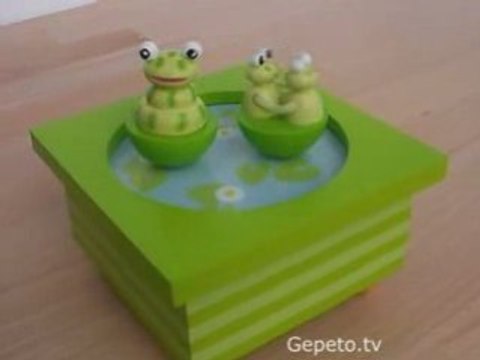 Boite à musique grenouilles