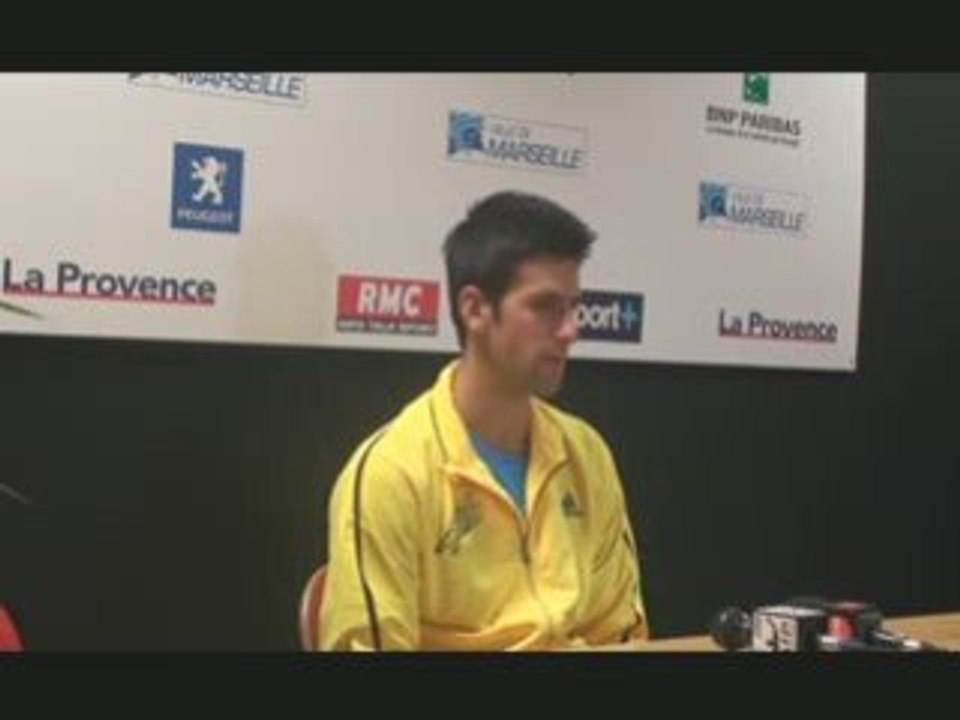 Djokovic Open13 2009 Conference de presse