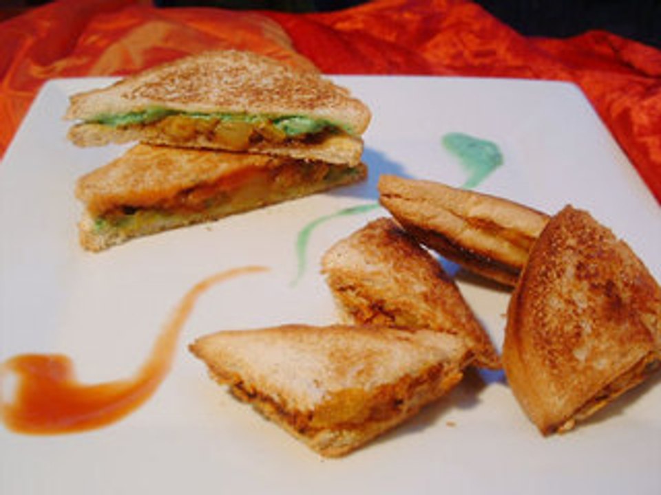 Recette de Sandwichs indiens