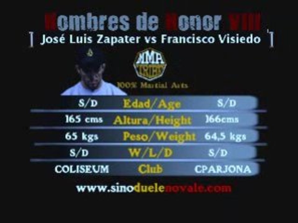 Hombres de Honor VIII - Titin vs Paco Visiedo