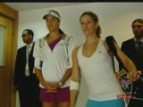 Ana Ivanovic & Camille Pin Dubai 2009