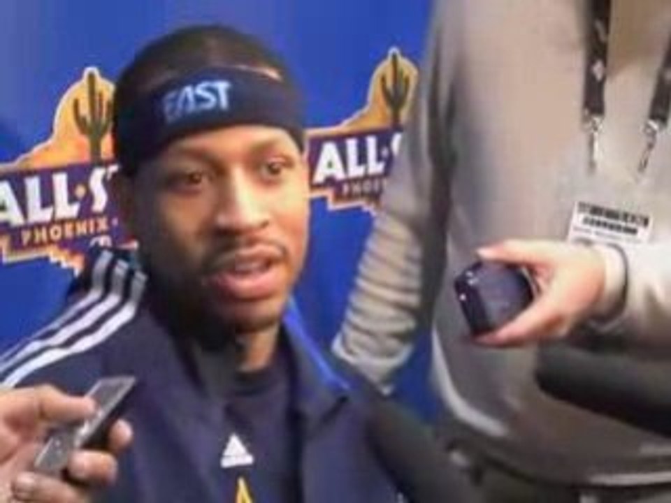 Iverson Talking About His New Haircut After All Star Game