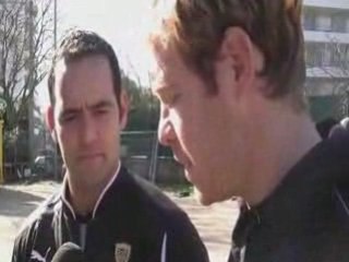 Interview de Conrad Barnard avant le match contre Stade Français
