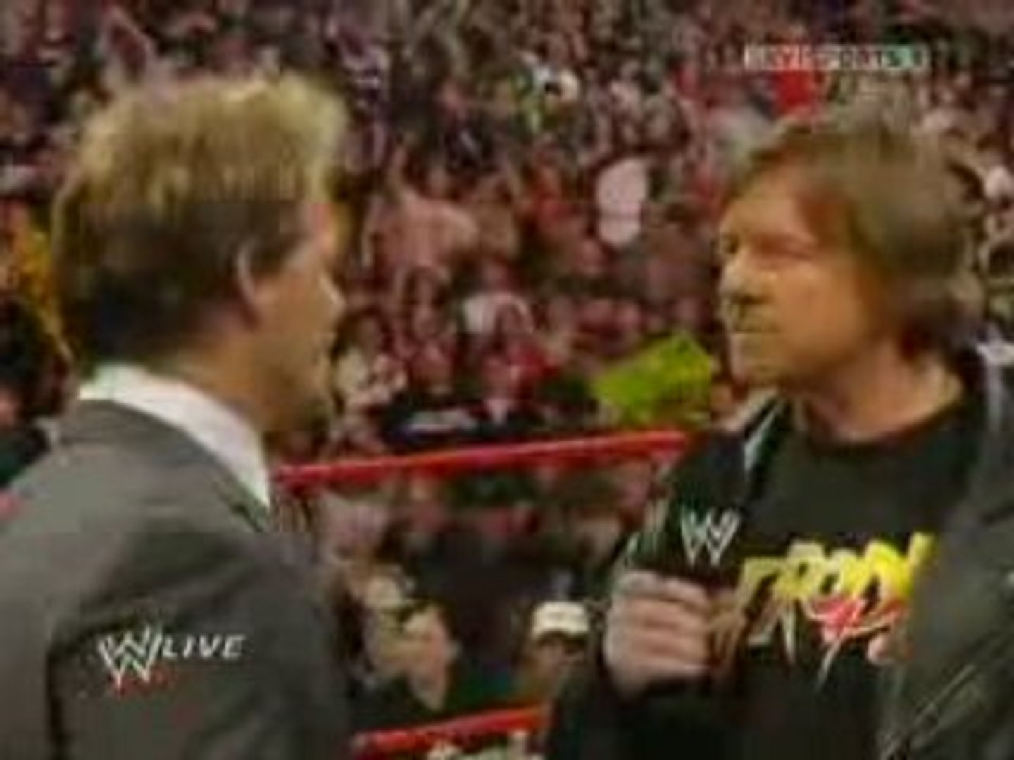 ⁣Chris Jericho Attacks Roddy Piper 2/16/09