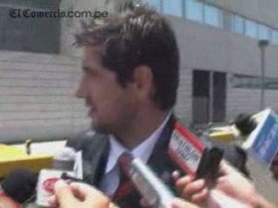 San Lorenzo en aeropuerto de Lima
