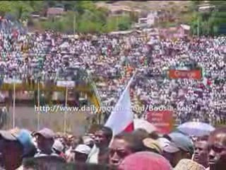 Marc Ravalomanana au Stade Mahamasina 14-02-2009