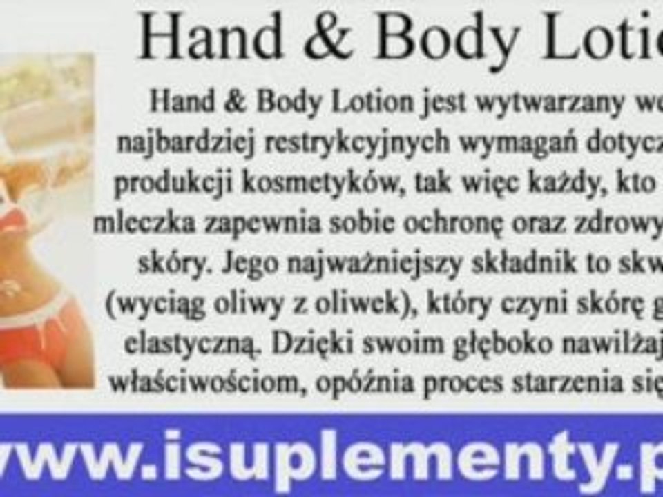 Hand & body Lotion CaliVita zdrowie i piękno skóry video Dailymotion