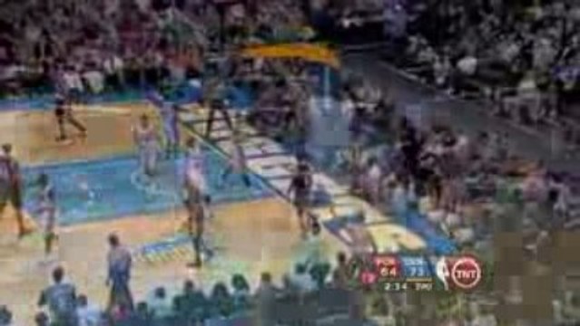 NBA Chris Andersen Superrrrr Block To Rudy Fernandez