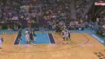 NBA Chris Paul throws an amazing alley-oop pass against the