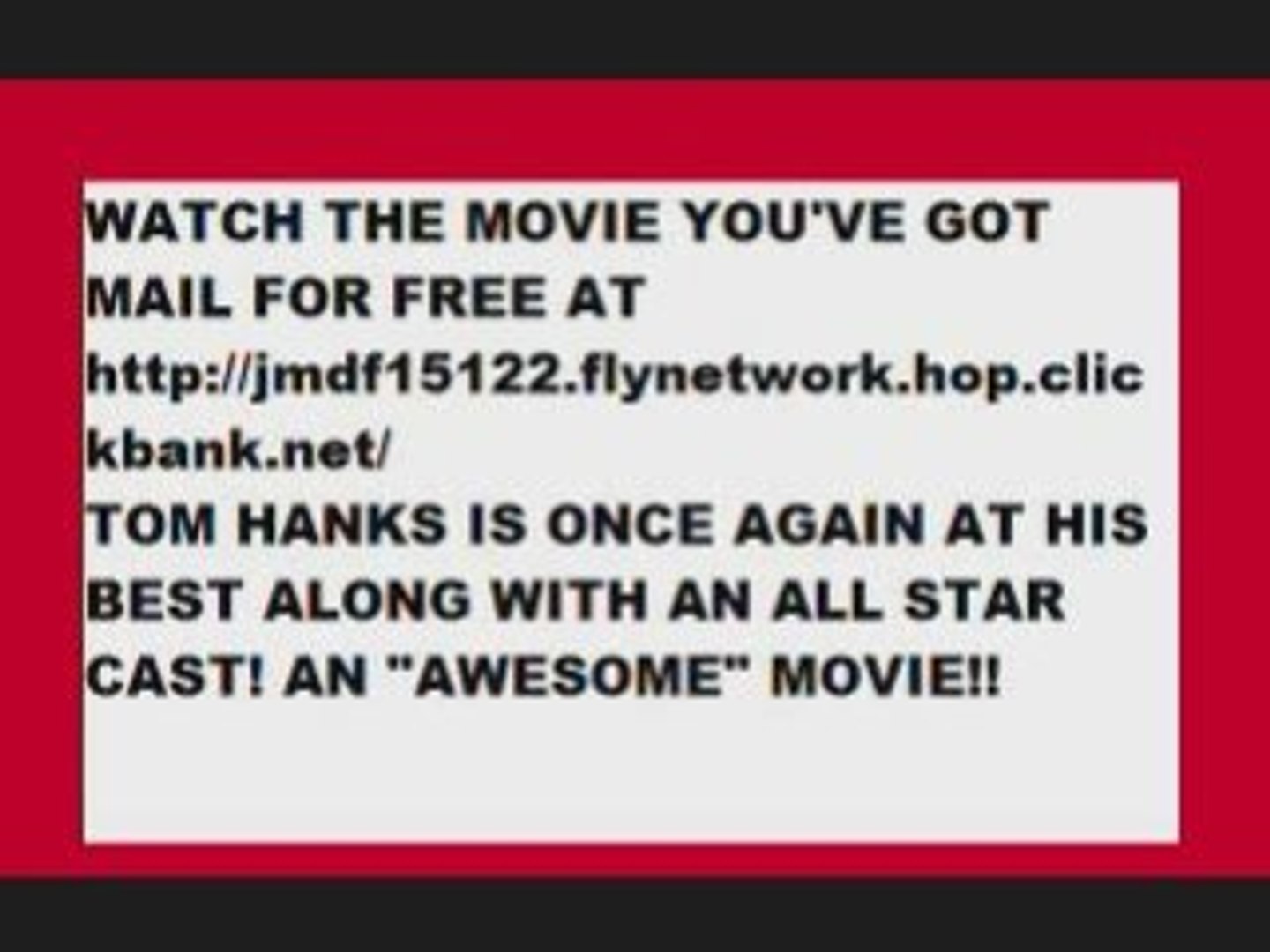 Watch You've Got Mail 1998 Movie Free Online