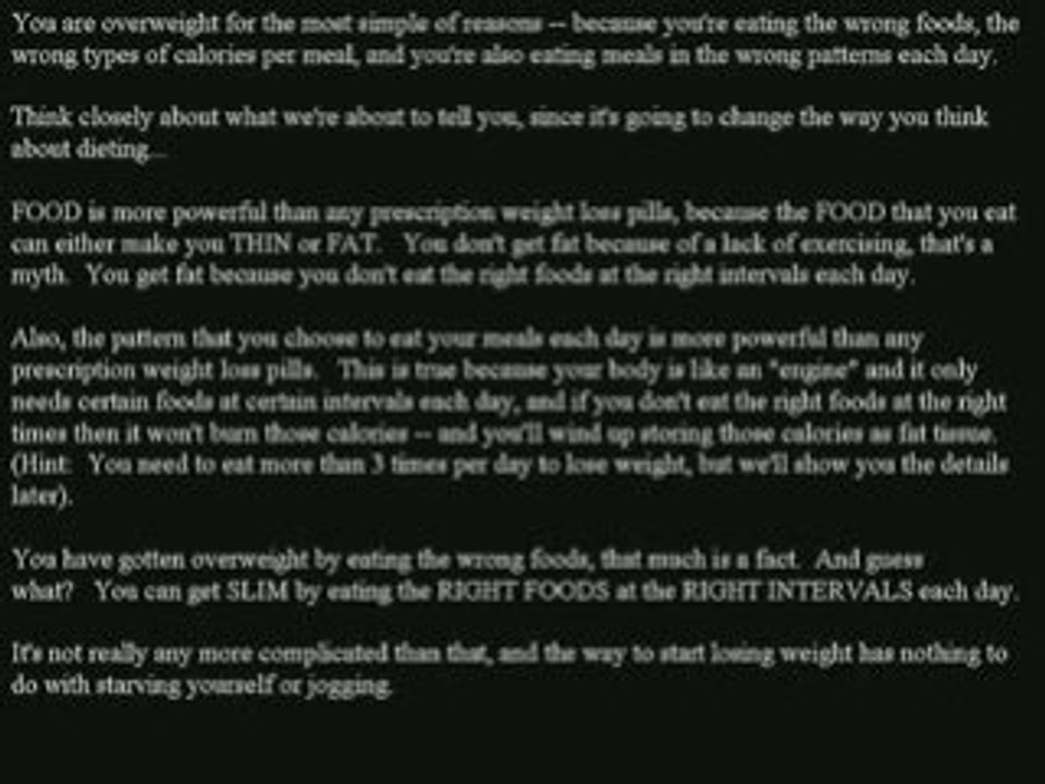 Diets that work from fatloss4idiots.com