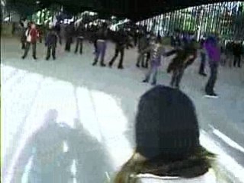 A la patinoire...